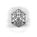 Dice pair 1312 tattoo design idea