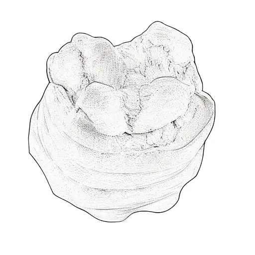 a loaf of bread tattoo design idea