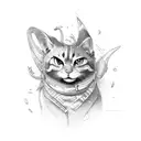 Rocket tattoo design idea