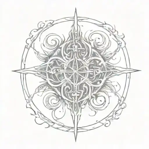 ambigram life death tattoo design idea