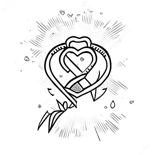 corazon hecho con la palabra JAYMATED dedos amistad tattoo design idea