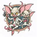 pinky and the brain tattoo design idea