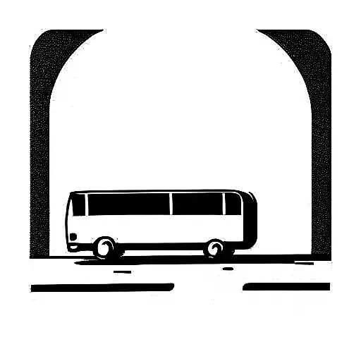 bus accident tattoo design idea