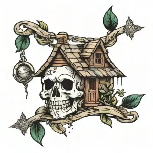 trap house   tattoo design idea