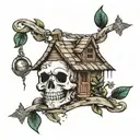 trap house   tattoo design idea