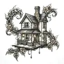 trap house   tattoo design idea