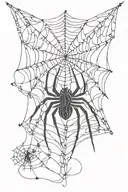 spider and spiderweb tattoo tattoo design idea