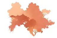 asian landscape tattoo design idea