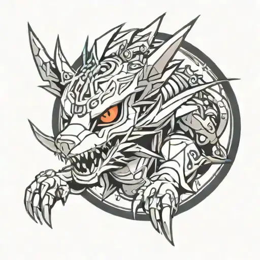 digimon tattoo design idea