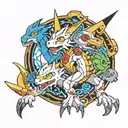 digimon tattoo design idea