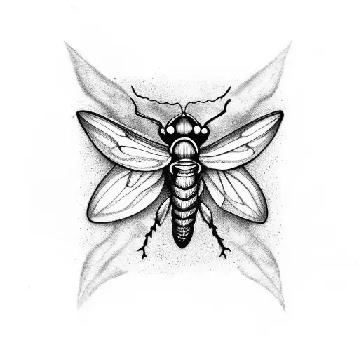 Alicia a través del espejo insectos tattoo design idea