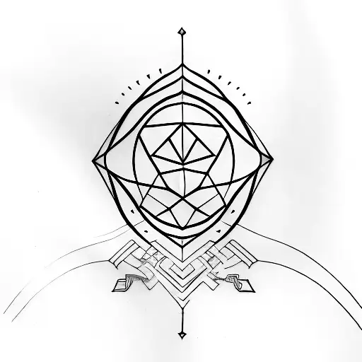 intuition, destiny, strength  tattoo design idea