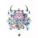 intuition, destiny, strenght, true to self tattoo design idea