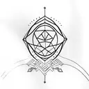 intuition, destiny, strength  tattoo design idea