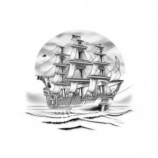 Ship Tattoo Ideas for Men: 11 Design Images — CHELSIDERMY | Oddities,  bones, art, and taxidermy!