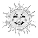 The sun from Tangled tattoo design idea
