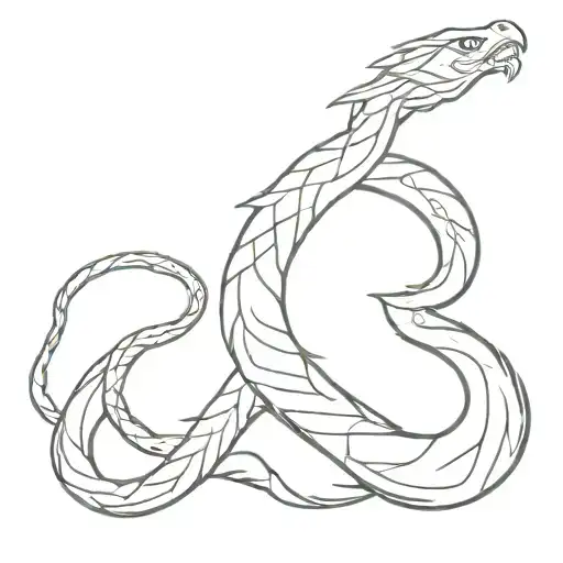 Jörmungandr tattoo design idea