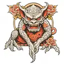 gargoyle tattoo design idea