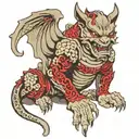 gargoyle tattoo design idea