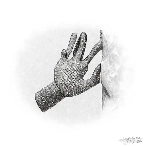 Diamond, Watch, Glitter Glove, Michael Jackson, Time tattoo design idea