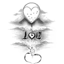 love hope life and always and forever  tattoo design idea