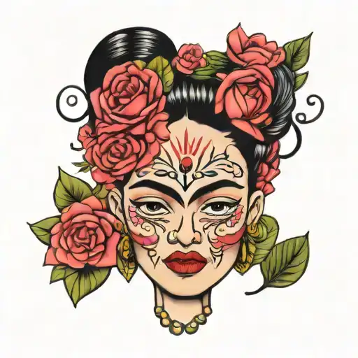 frida kahlo love tattto tattoo design idea