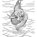 Incorporate imagery from Mac Miller's 'Swimming' album into a water-themed tattoo design tattoo design idea