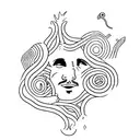 Incorporate imagery from Mac Miller's 'Swimming' album into a water-themed tattoo design tattoo design idea