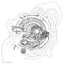 Incorporate imagery from Mac Miller's 'Swimming' album into a water-themed tattoo design tattoo design idea