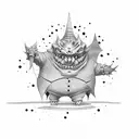 Gengar tattoo design idea