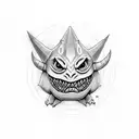 Gengar tattoo design idea