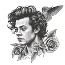 harry styles tattoo design idea