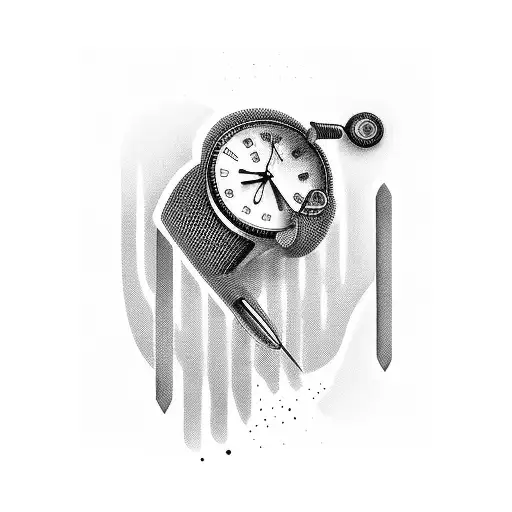 music, barber, 189, watch, pen tattoo design idea