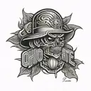 Ohio state buckeyes tattoo design idea