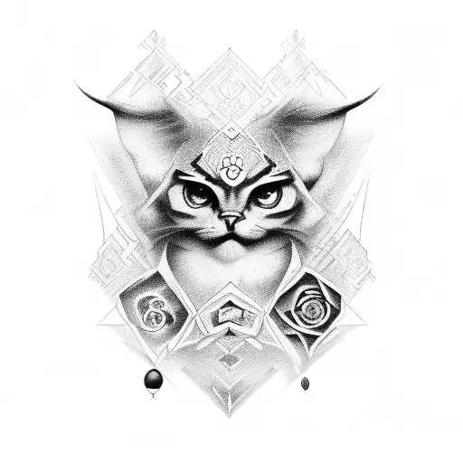 inquisitive  tattoo design idea