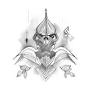 inquisitive  tattoo design idea