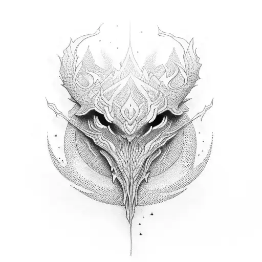 red rising tattoo design idea