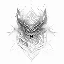 red rising tattoo design idea