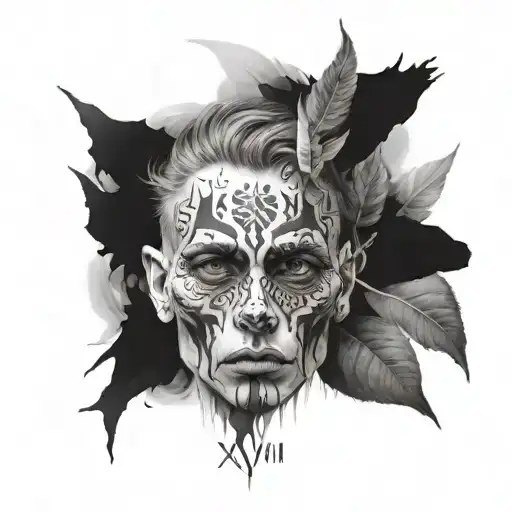 XVII-VII-MMXXIV tattoo design idea