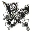 Iron Maiden Eddie somewhere in time tattoo design idea