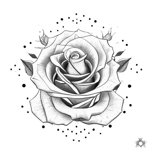 rifle , wooden Cross , three yellow roses tattoo design idea