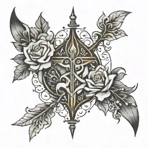 Matthew 34:6 tattoo design idea