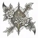 Matthew 34:6 tattoo design idea