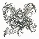 Matthew 34:6 tattoo design idea