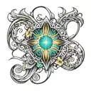 Matthew 34:6 tattoo design idea