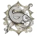 ichthys symbol tattoo design idea