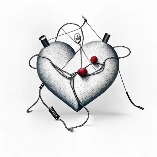 string, life, love, life, freedom, regret, pain tattoo design idea