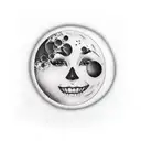 moon river tattoo design idea