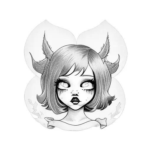 cry baby Melanie Martinez tattoo design idea