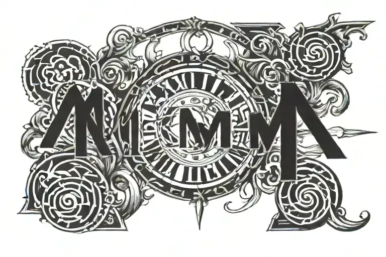 19 in roman numerals tattoo design idea